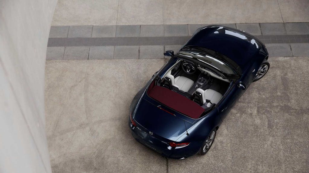Mazda MX-5 MY 2021 vista aerea