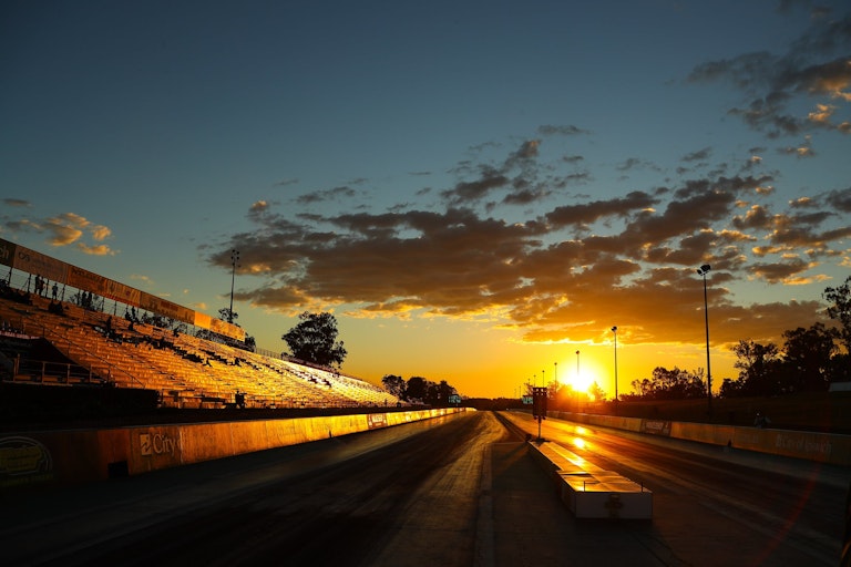 Drag Strip al tramonto