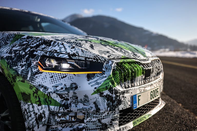 Skoda Fabia - camouflage - front