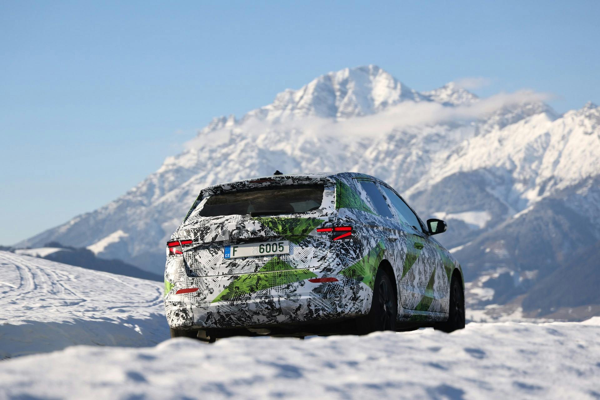 Skoda Fabia - camouflage - rear