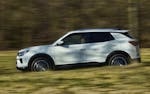 Ssangyong Korando bianca, movimento su strada