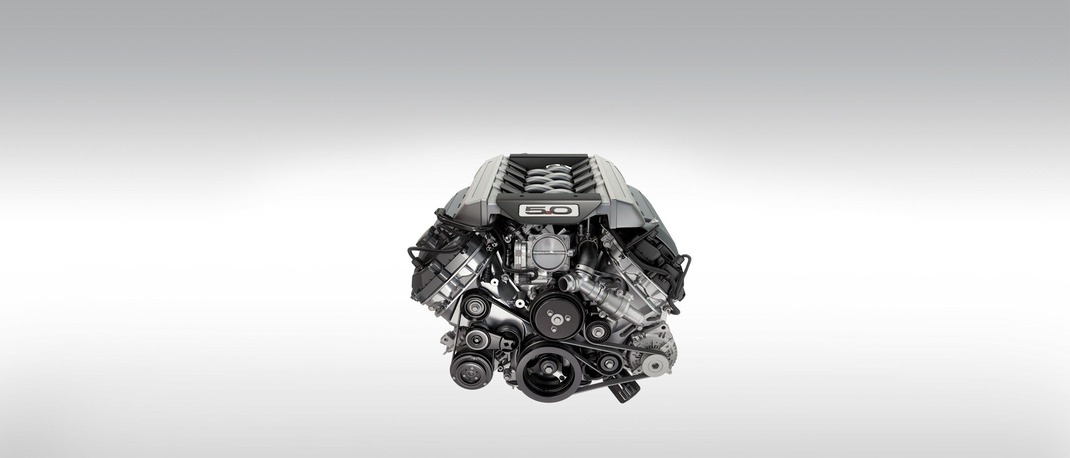 Modello 3D del motore V8 5 litri della Ford Mustang Mach 1, in edizione limitata 2021