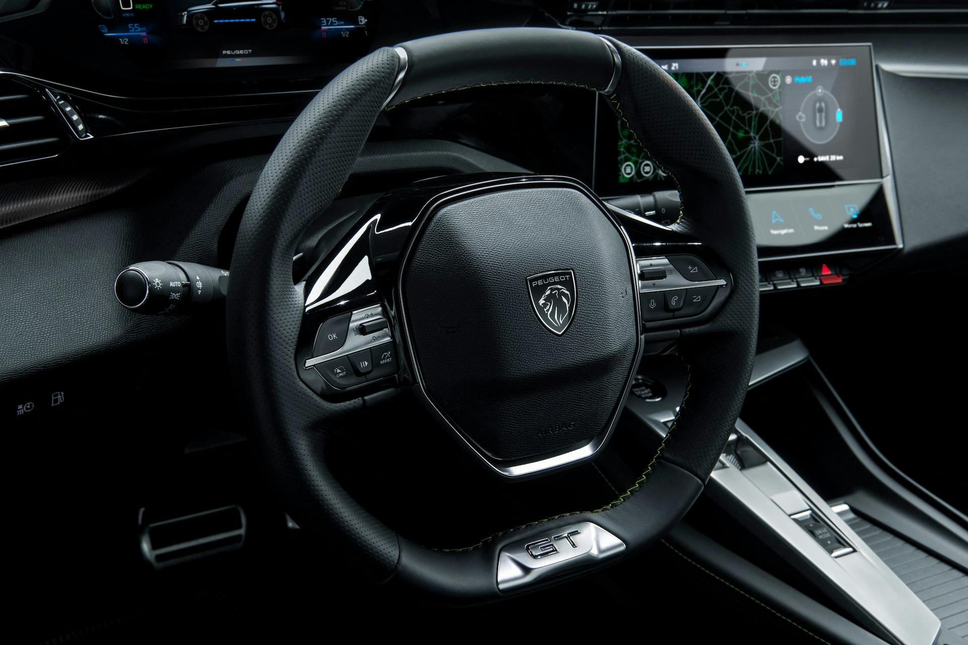 Volante di nuova Peugeot 308, terza serie, 2021