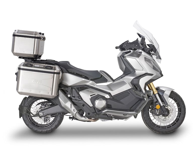 Honda X-ADV con tris valigie GIVI Dolomiti