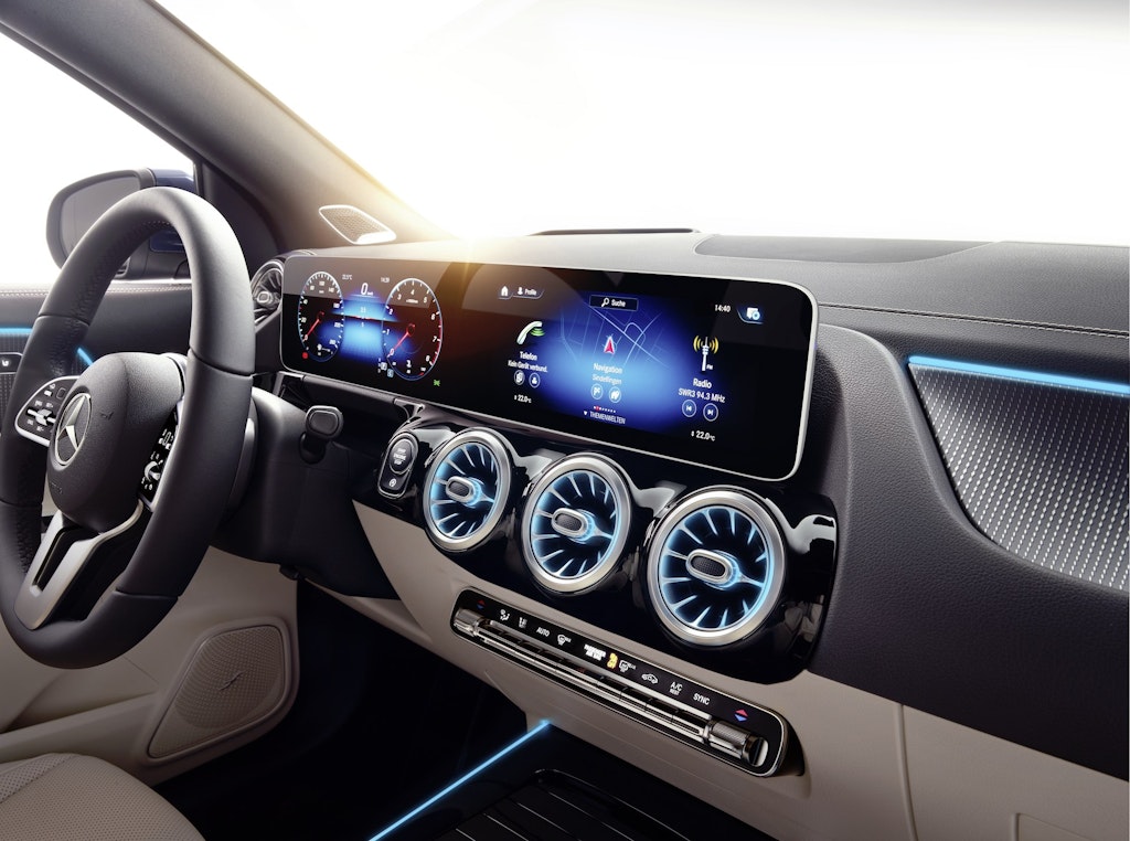 Mercedes GLA - plancia e infotainment