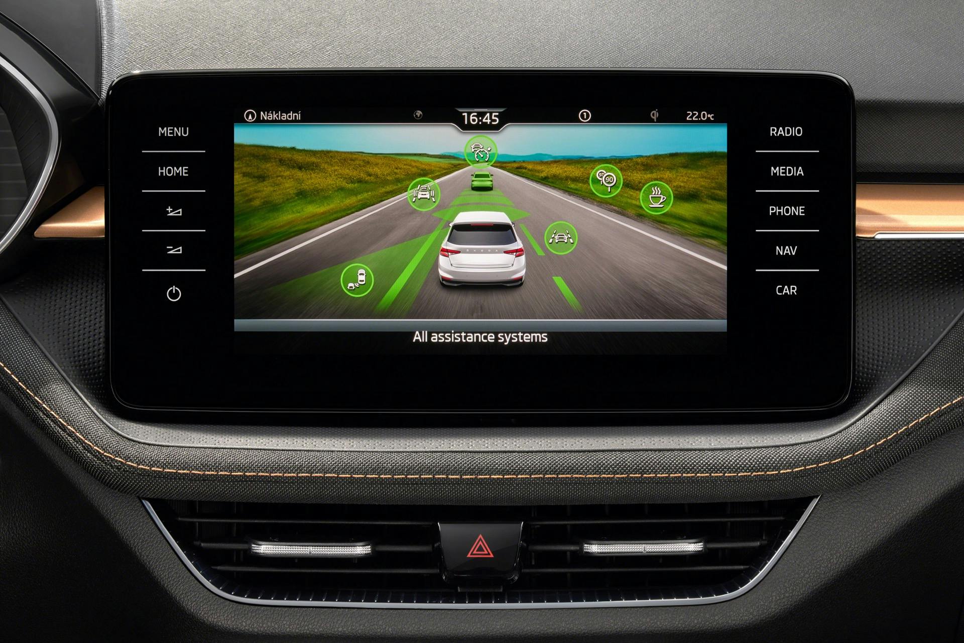 Skoda Fabia 2022 ADAS