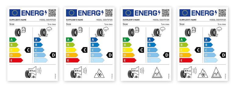 etichettatura europea pneumatici