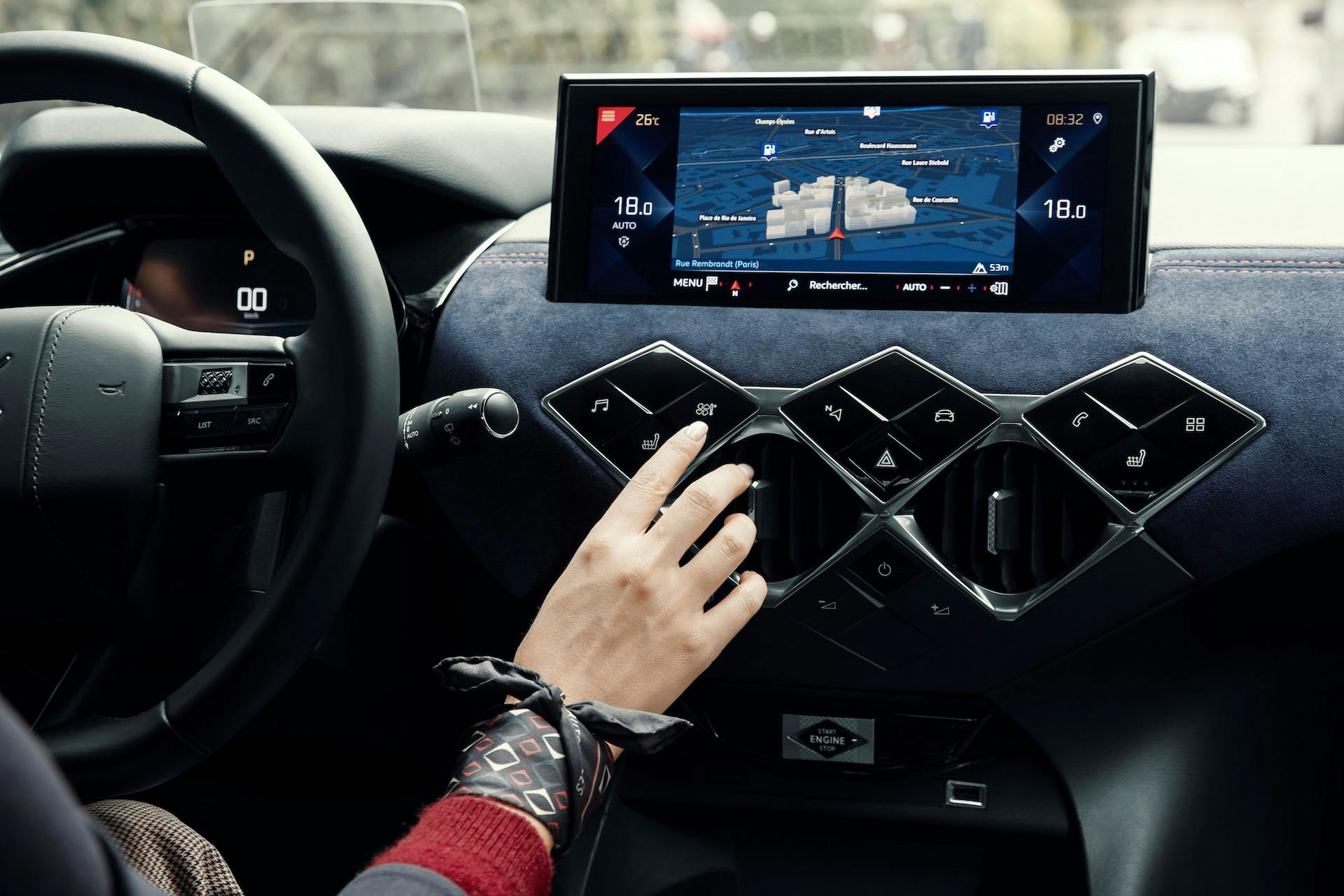 DS3 Crossback E-Tense - infotainment
