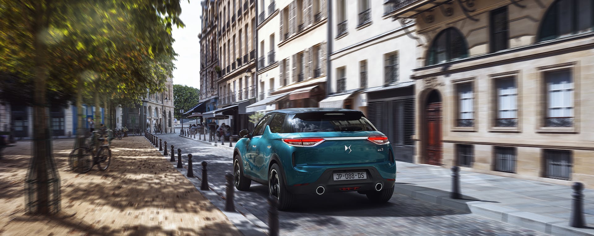 DS3 Crossback E-Tense - dinamica urbana posteriore