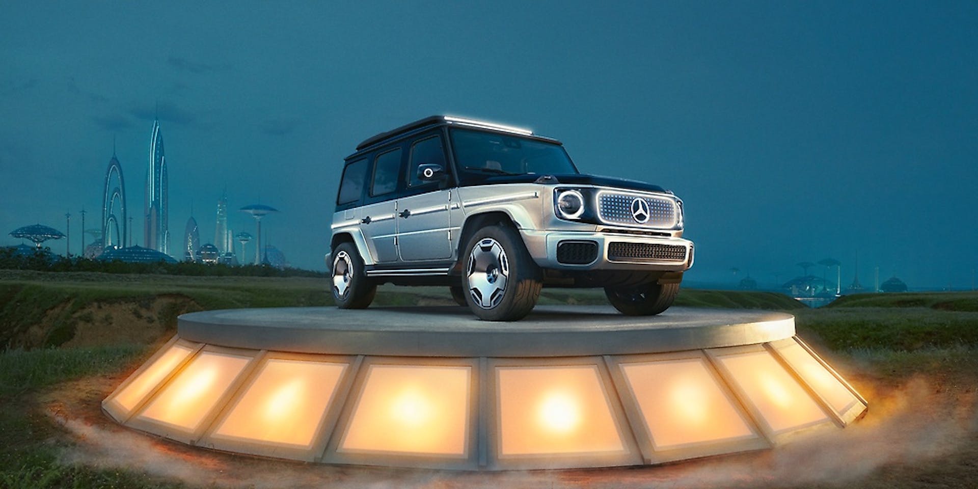 Mercedes EQG - statica frontale