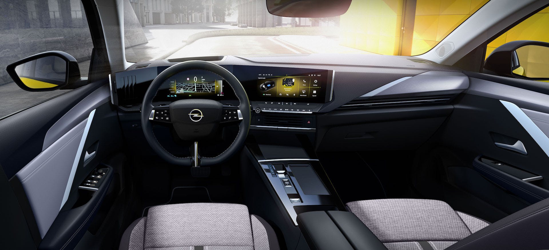 Opel Astra 2022 - vista abitacolo interno