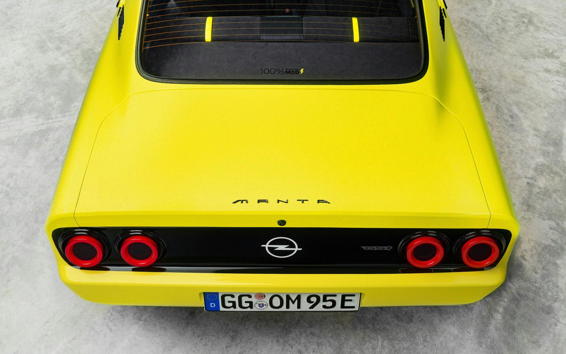 Opel Manta GSe - statica posteriore