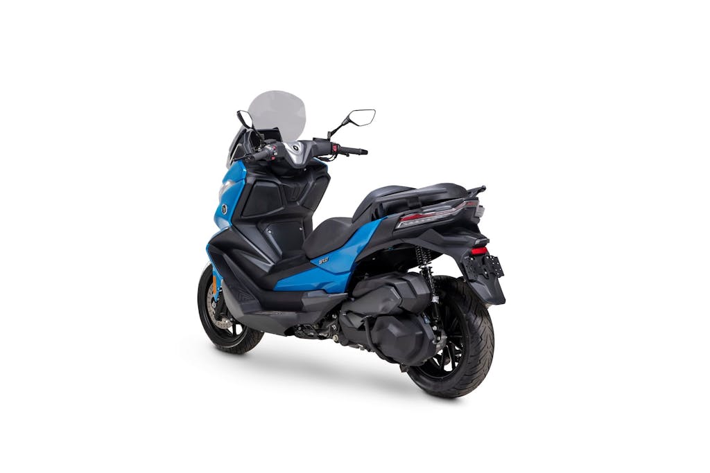scooter VOGE SR4 - EICMA 2021 - statica studio tre quarti posteriore