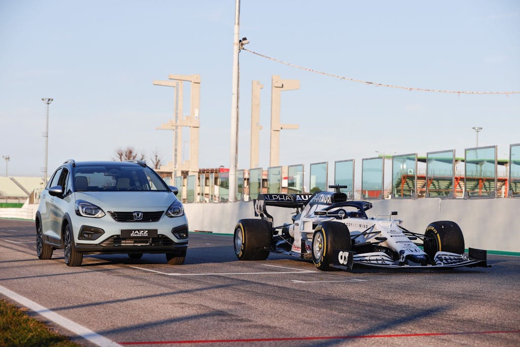 Honda Jazz e Formula 1