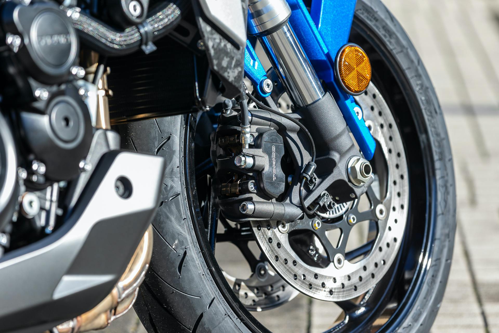 Dettaglio freno anteriore