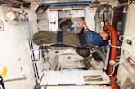astronauta, dormire, spazio
