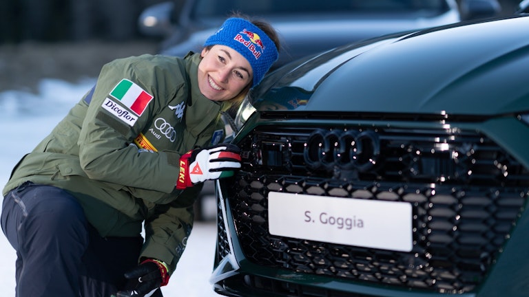Sofia Goggia, Audi RS6 Avant