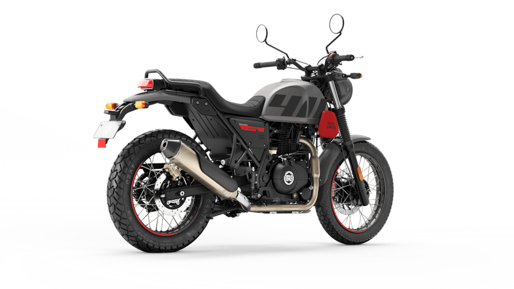 Royal Enfield Scram 411 - Graphite Red