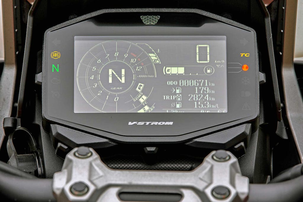 Suzuki V-Strom 1050 XT Pro cruscotto LCD