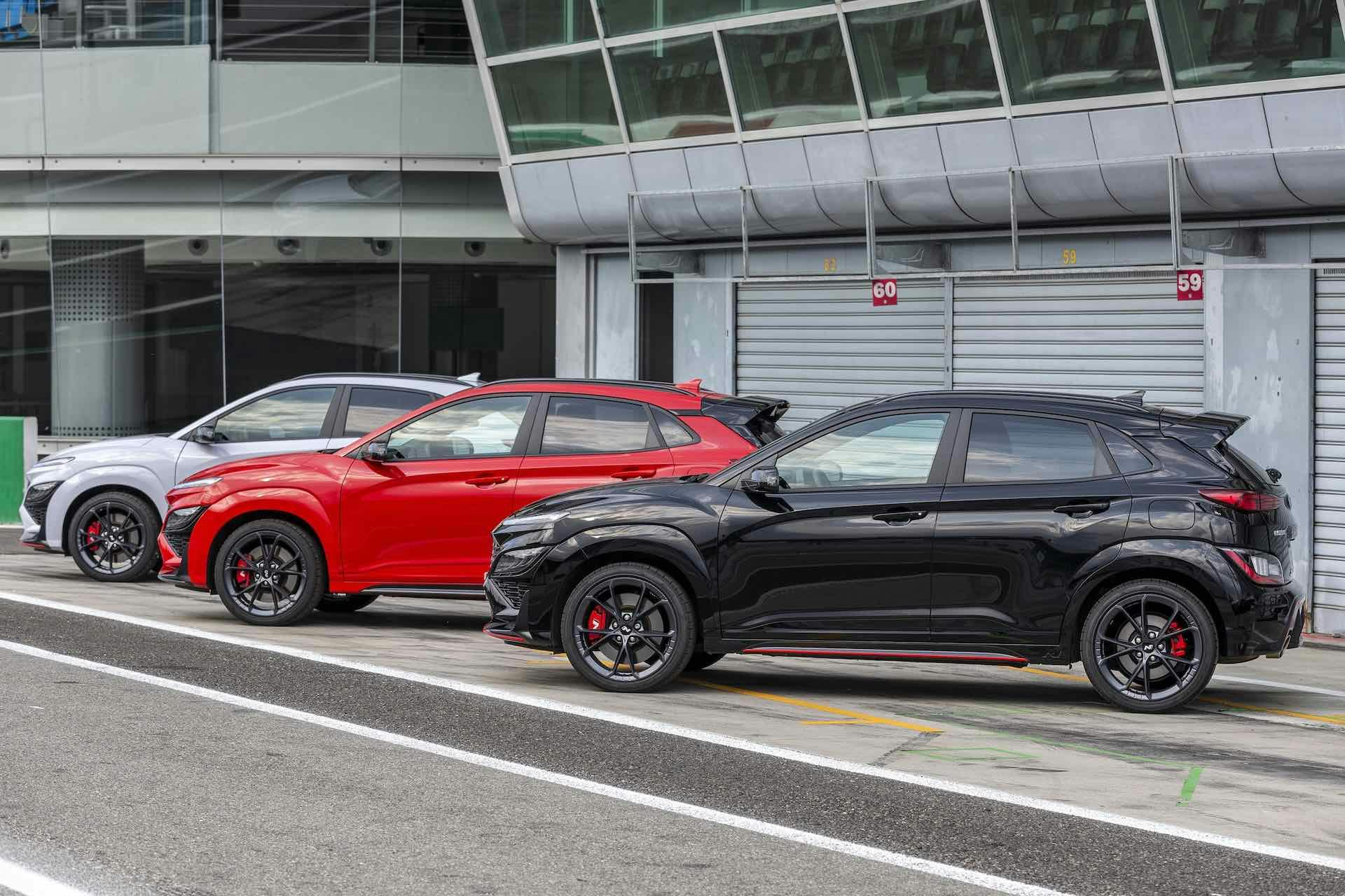 Hyundai Kona N pit lane Monza