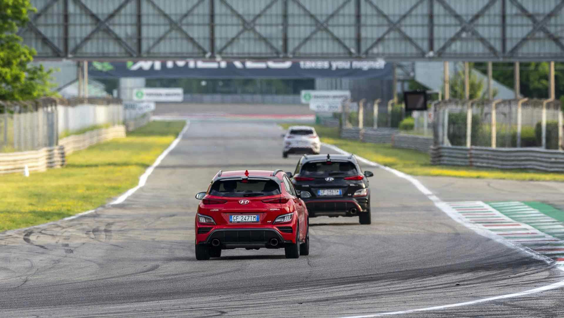 Hyundai Kona N uscita Ascari - Monza