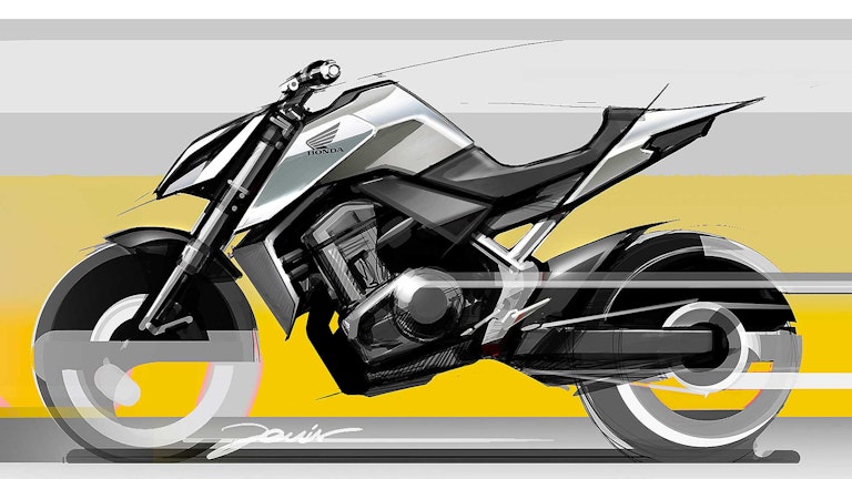 Honda Hornet 2023 bozzetti