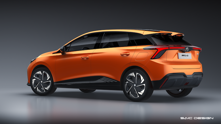 MG4-Electric vista posteriore