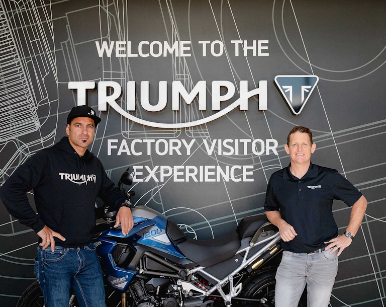 Triumph Cross enduro Ivan Cervantes e Ricky Carmichael