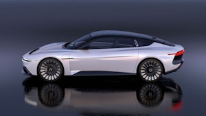 DeLorean Alpha5, 2022. Vista laterale