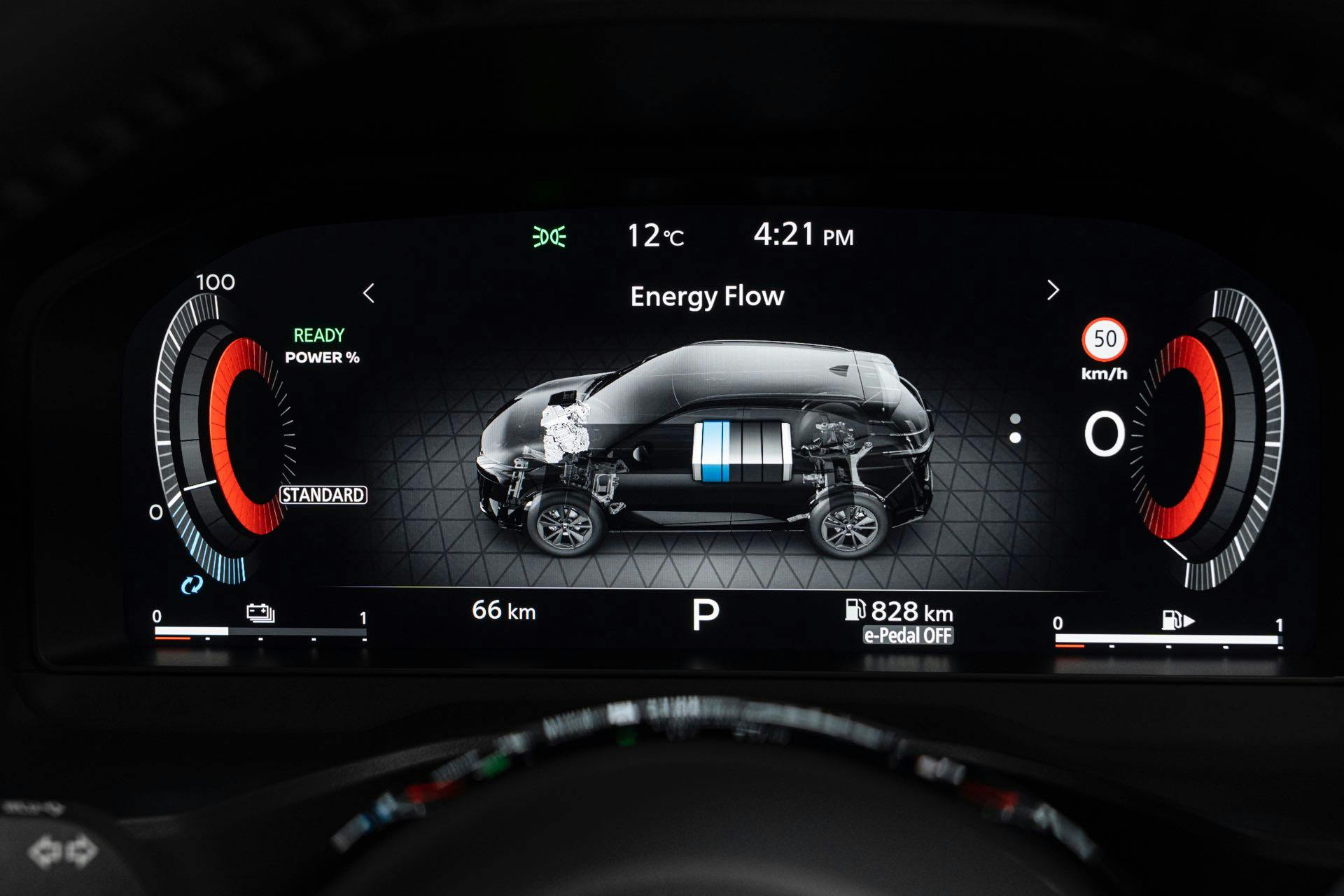 Nissan Qashqai e-Power strumentazione