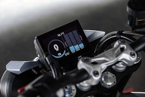 Triumph TE1 Moto Elettrica Strukmentazione