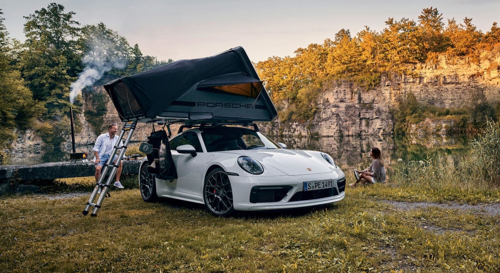 tenda da tetto Porsche