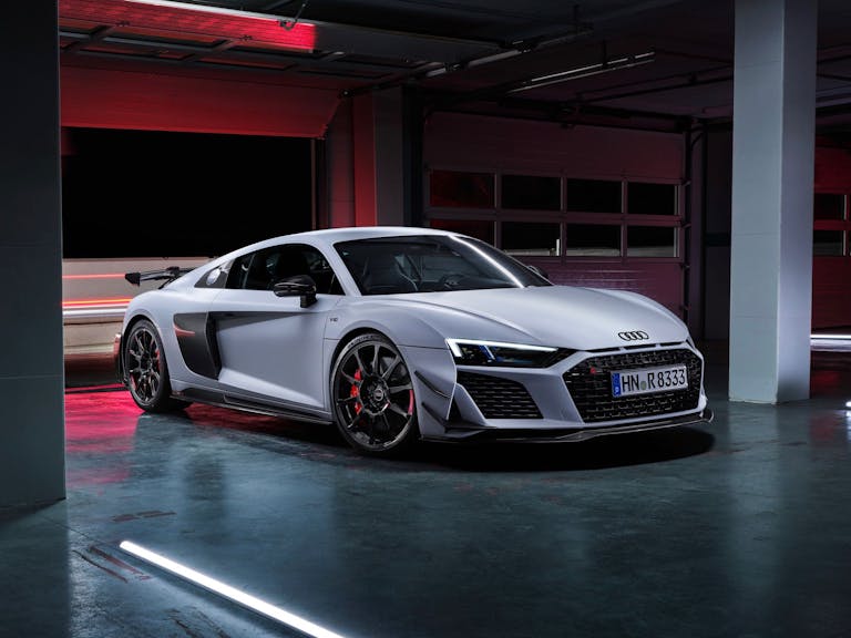 Audi R8 Coupé GT tre quarti anteriore
