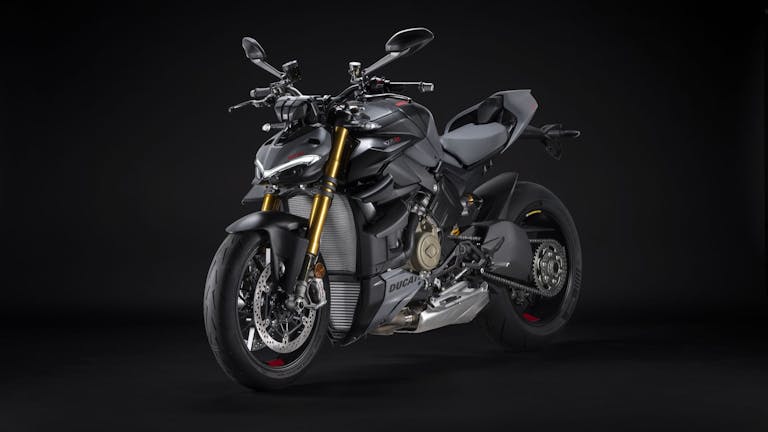 Nuova Ducati Streetfighter V4S 2023, vista frontale
