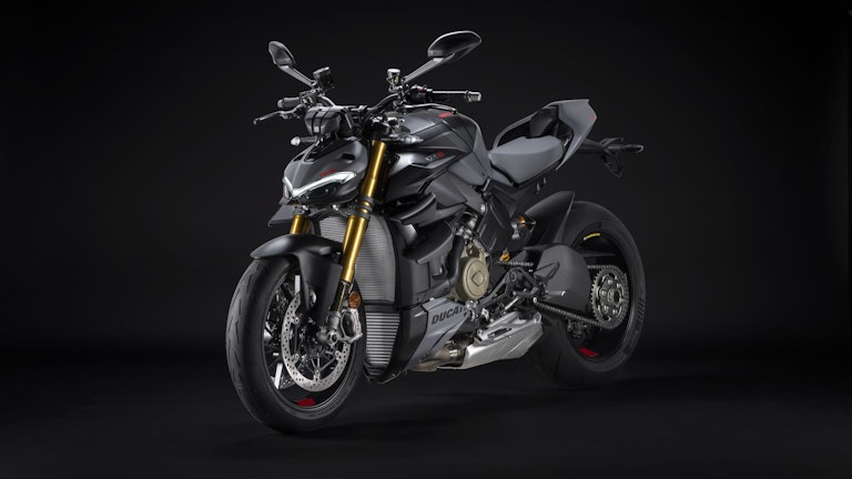 Nuova Ducati Streetfighter V4S 2023, vista frontale