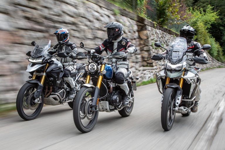 Triumph con ruota anteriore da 21"