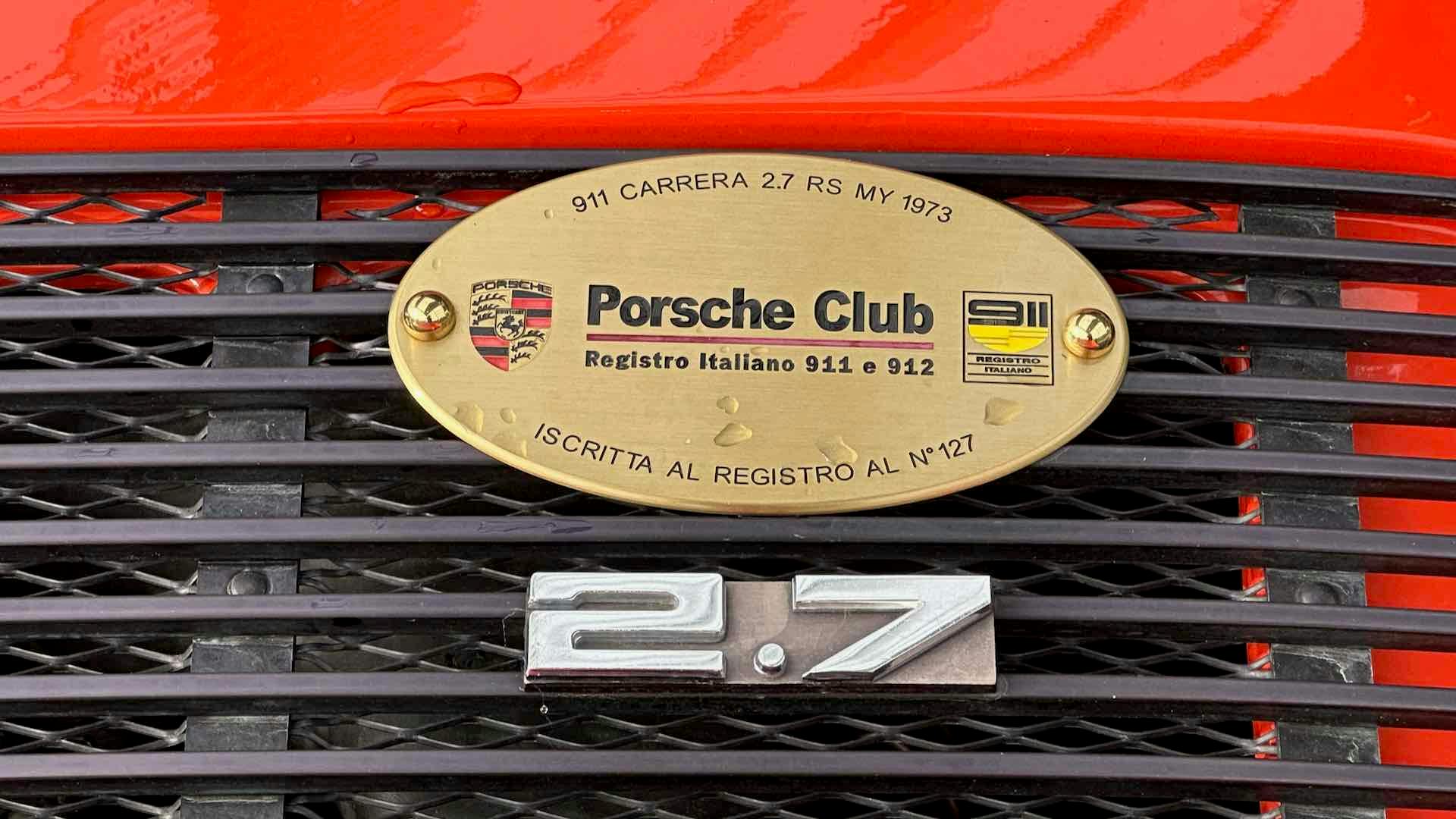 Porsche Festival 2022, Porsche Club, 911 Carrera 2.7 RS