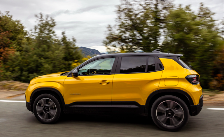 prova Jeep Avenger elettrica
