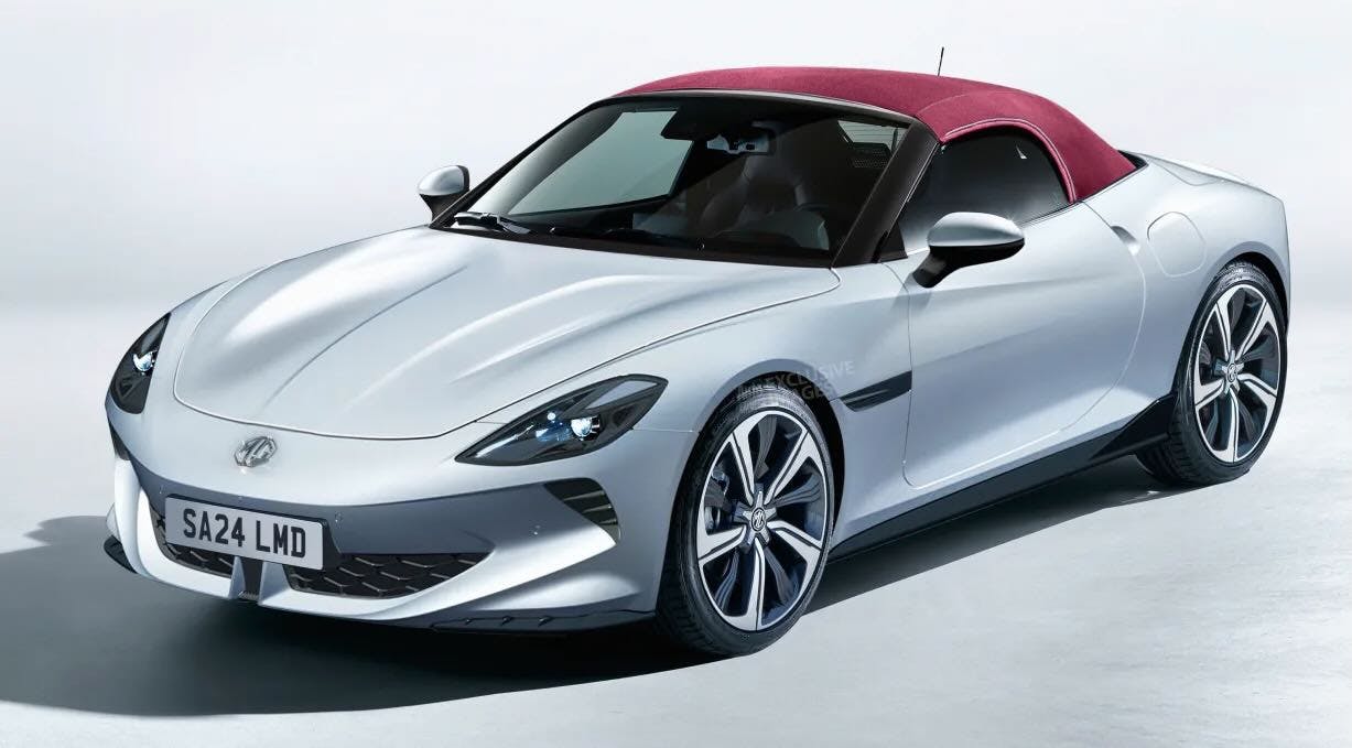 MG Roadster 2023, rendering
