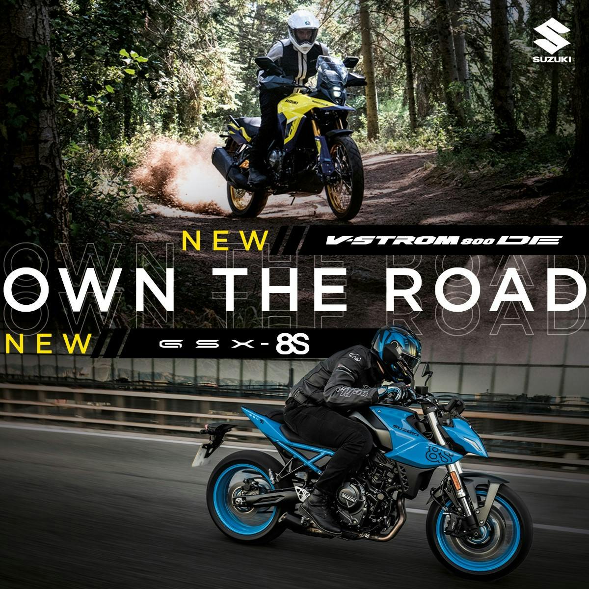 Suzuki GSX-8S e V-STROM 800DE