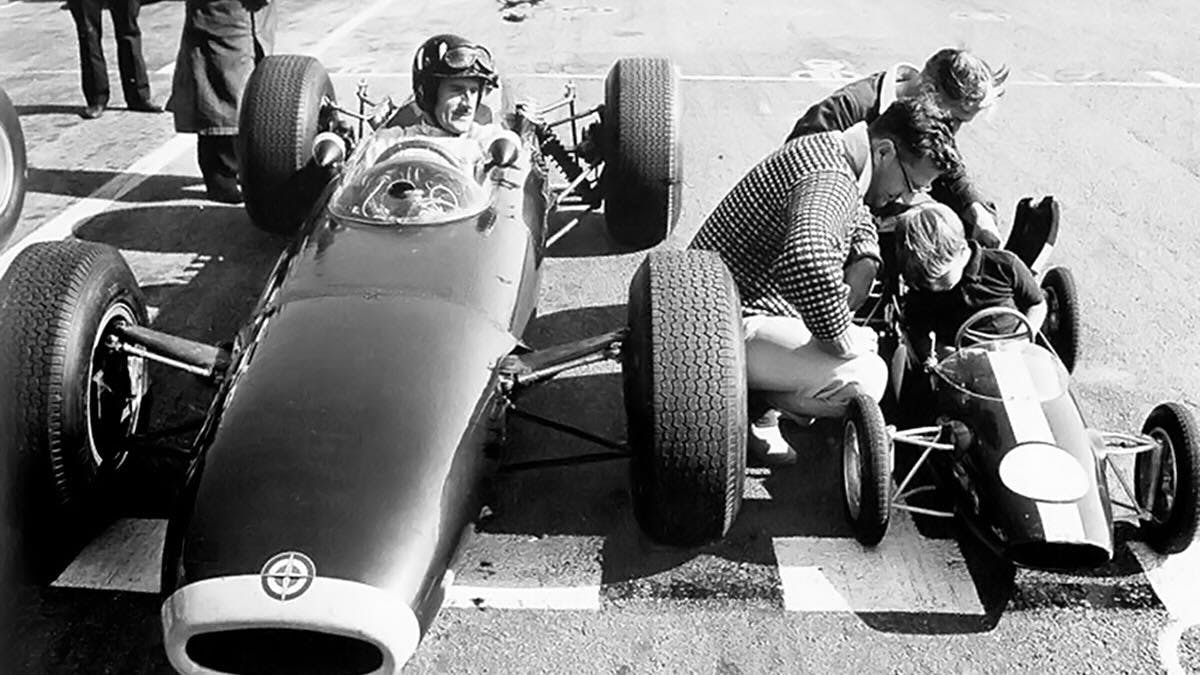 Graham e Damon Hill