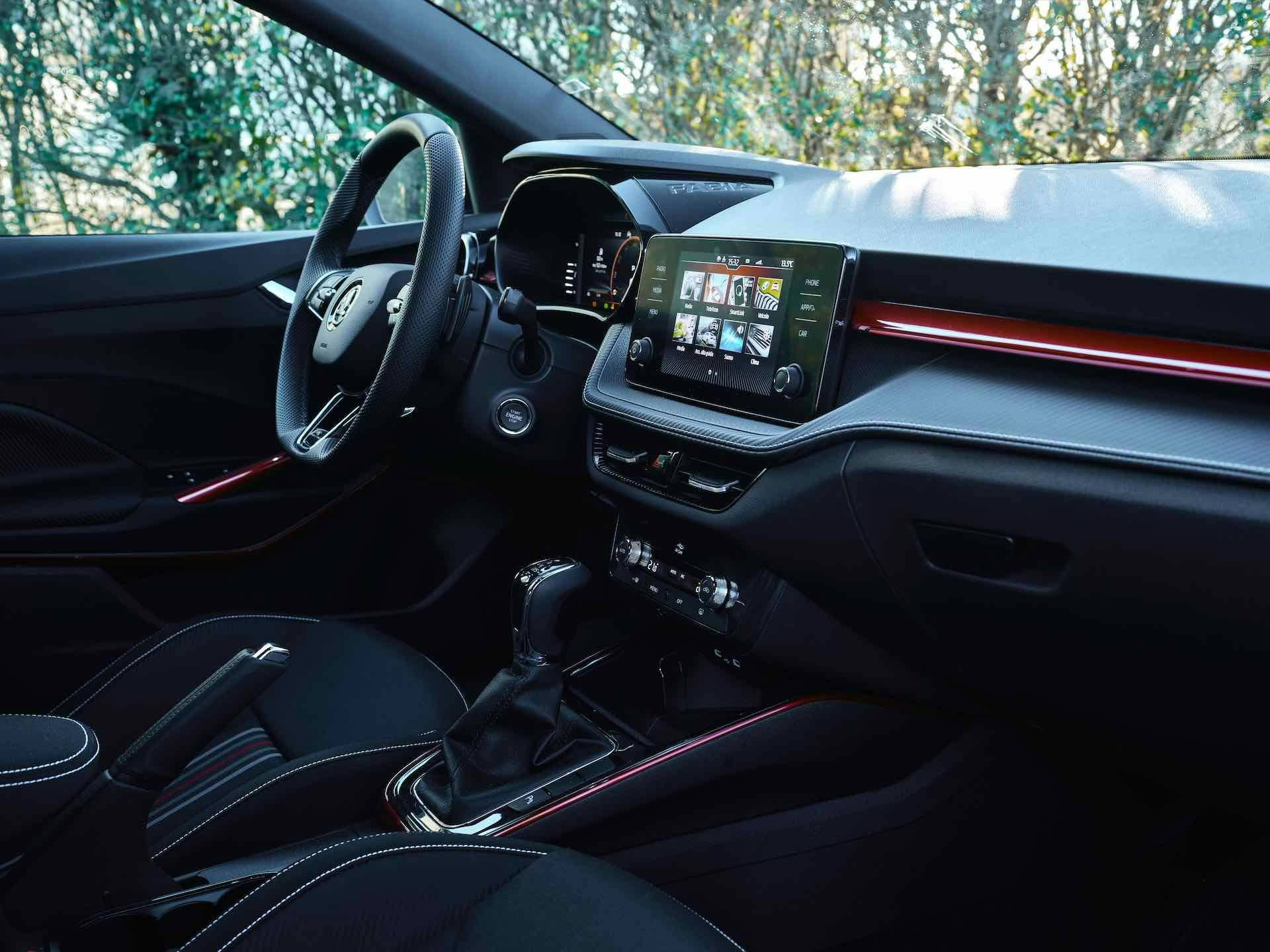 test Skoda Fabia Montecarlo - plancia