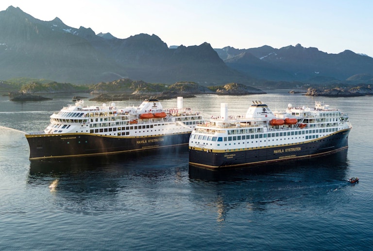 navi Havila Kystruten Norvegia