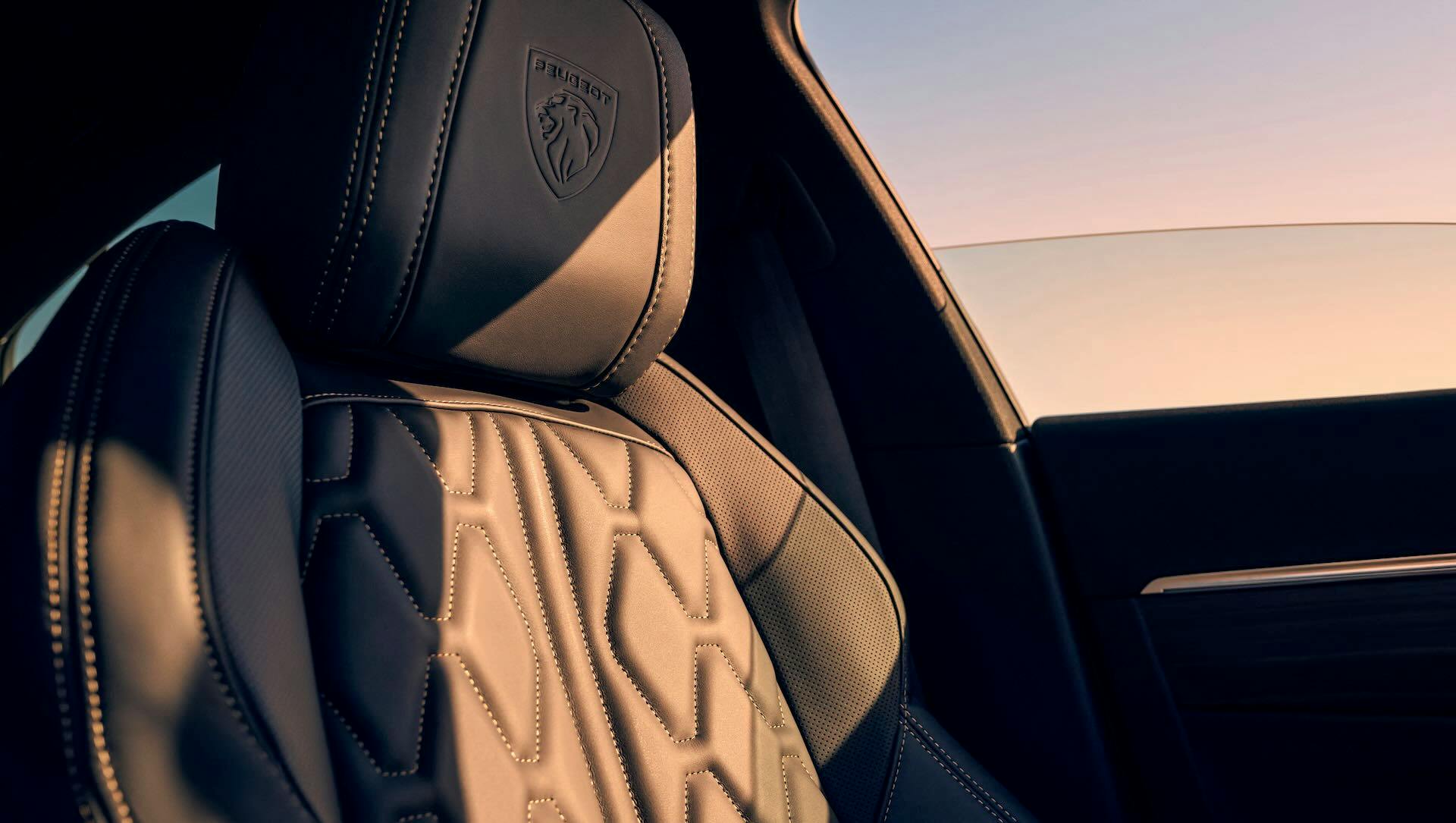 Nuova Peugeot 508 2023, i sedili