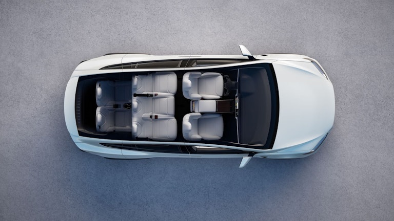 Tesla Model X, gli interni 7 posti