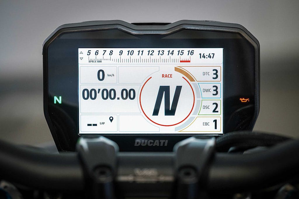Ducati Streetfighter V4S 2023 Cruscotto