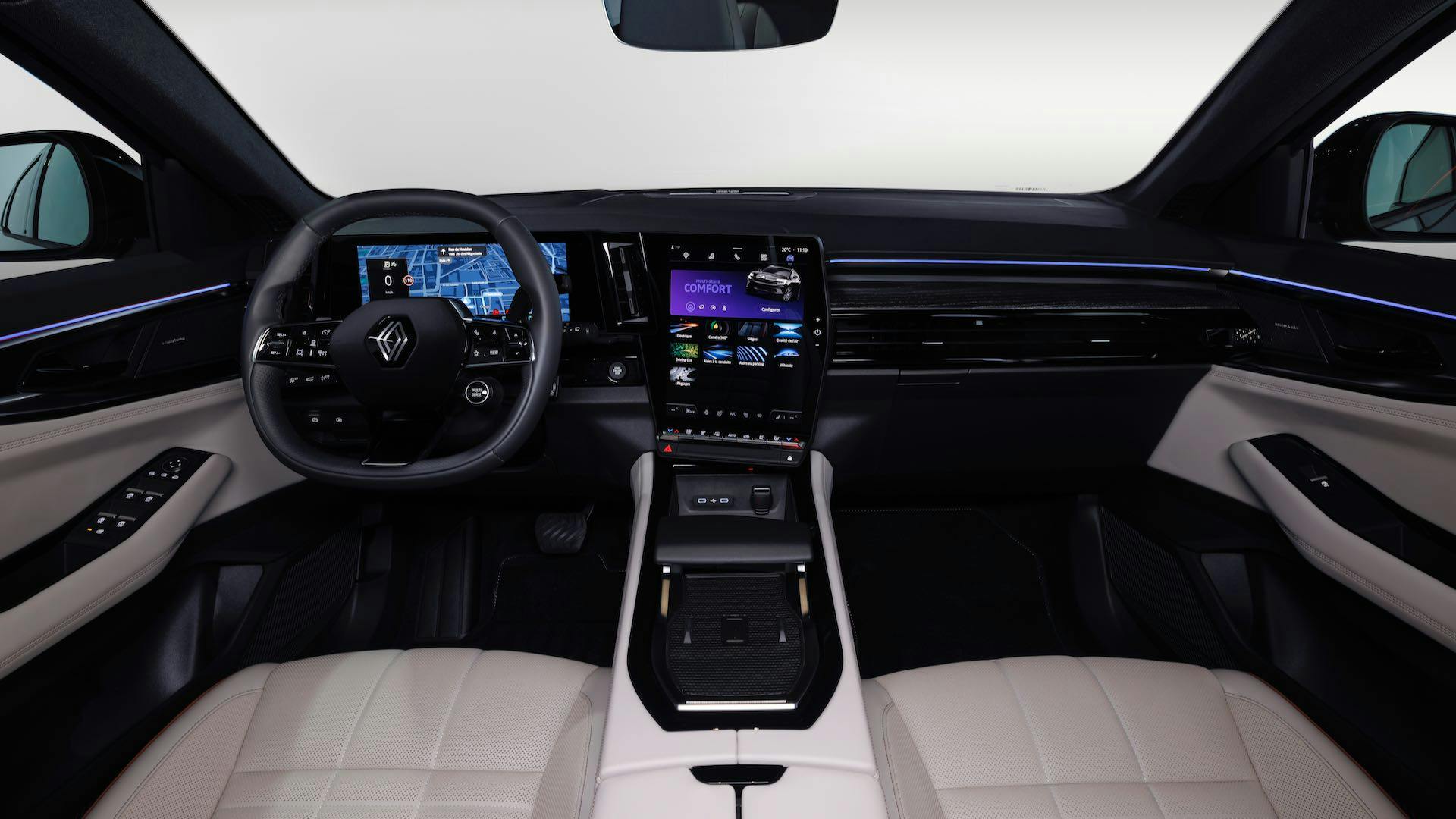 Renault Espace 2023, plancia e comandi