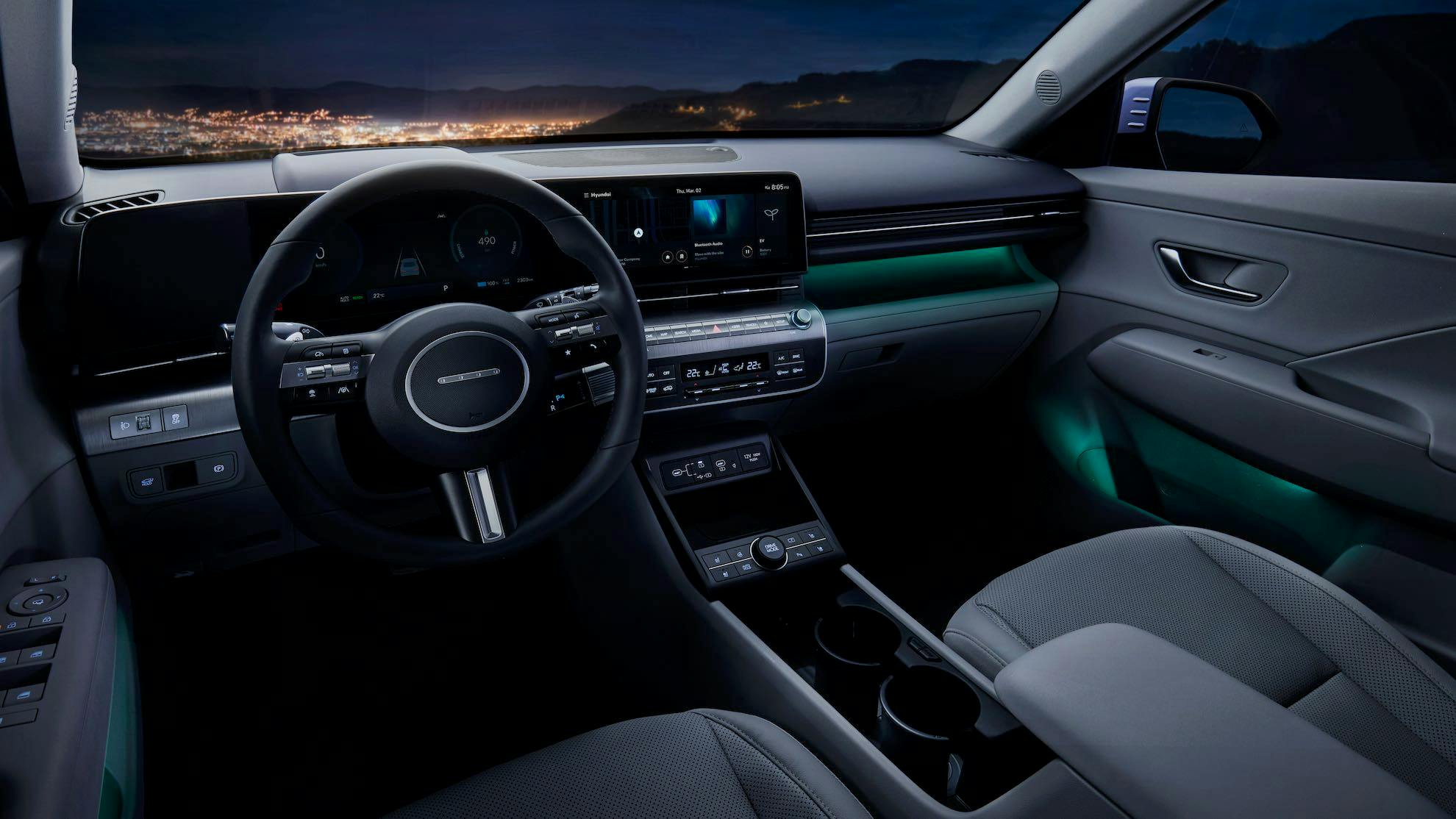 Hyundai Kona 2023, plancia