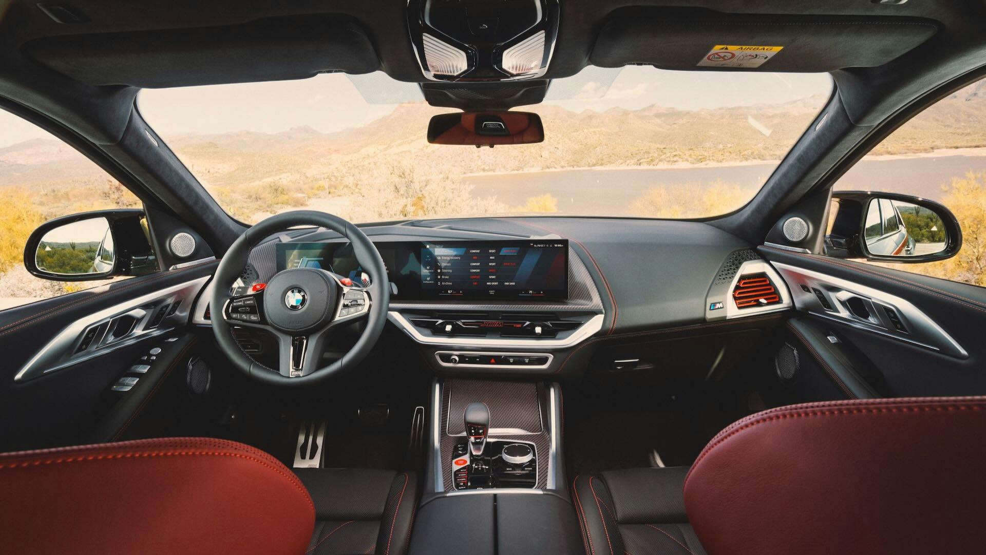 BMW XM Label Red, plancia e comandi