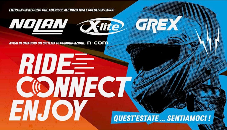 Promozione Nolan "Ride, Connect, Enjoy", interfono in omaggio
